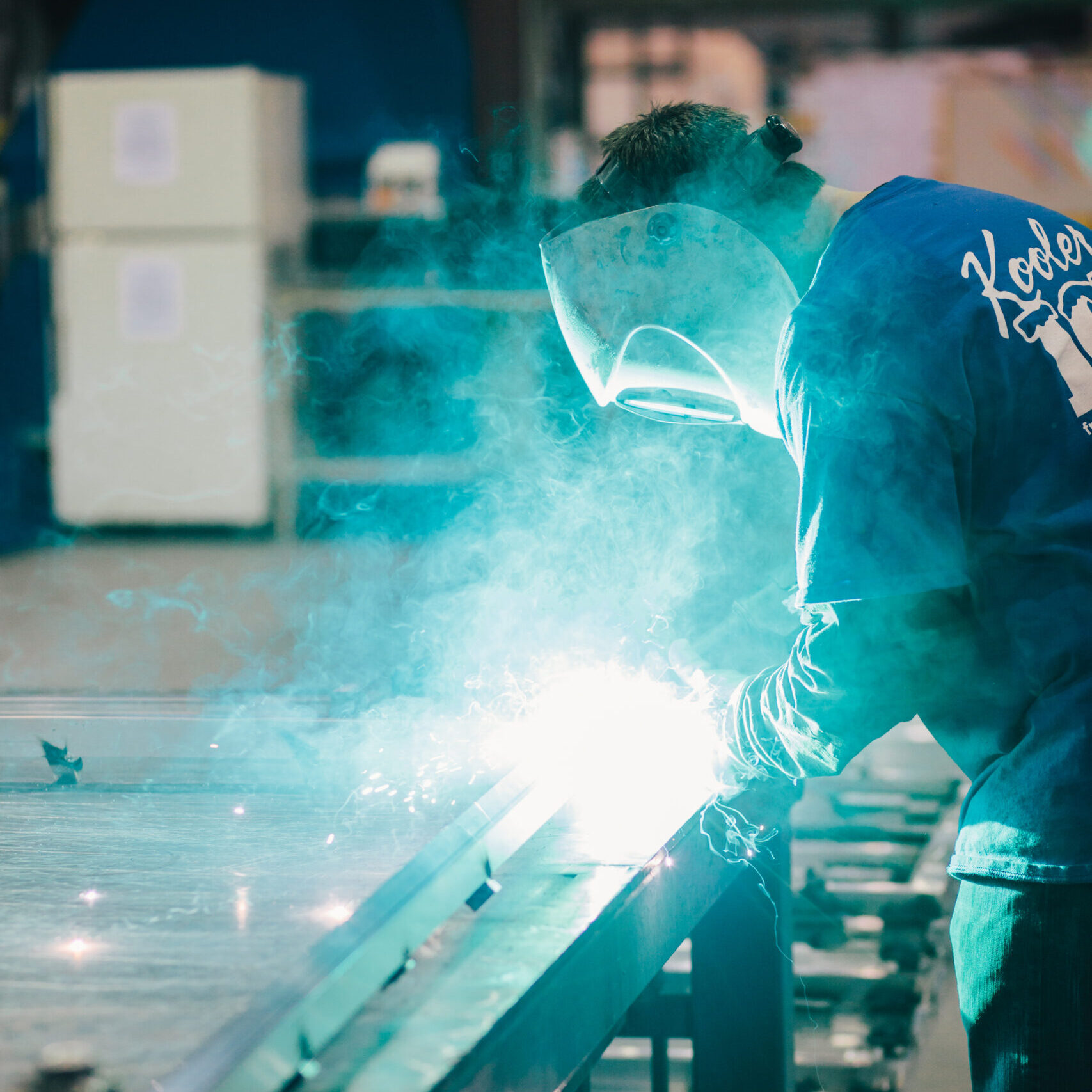 Welding Shot in Plant